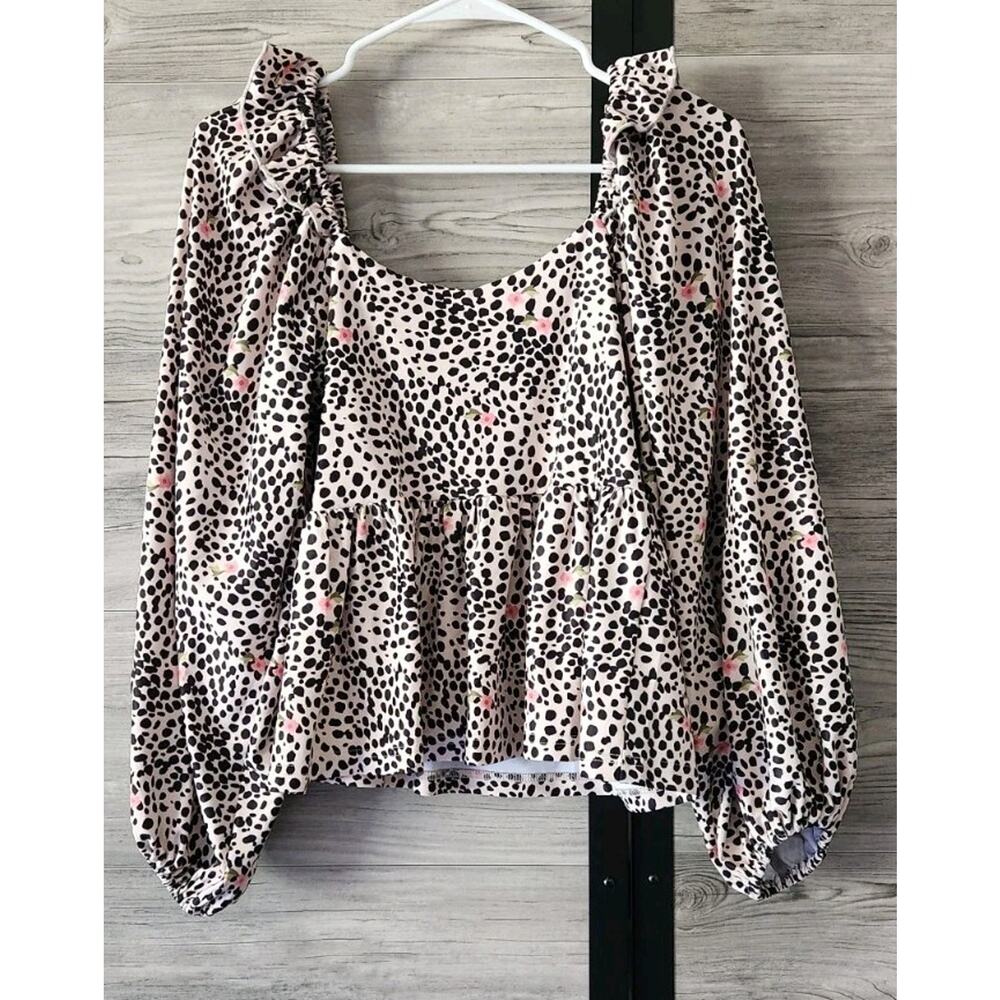 Smith & Quinn The Marigold Blouse Top in Tiramizoo Print Cottagecore Small